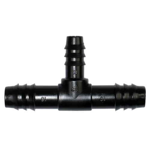 1/2"-3/8" (16mm - 12mm) Double Inlet Tee